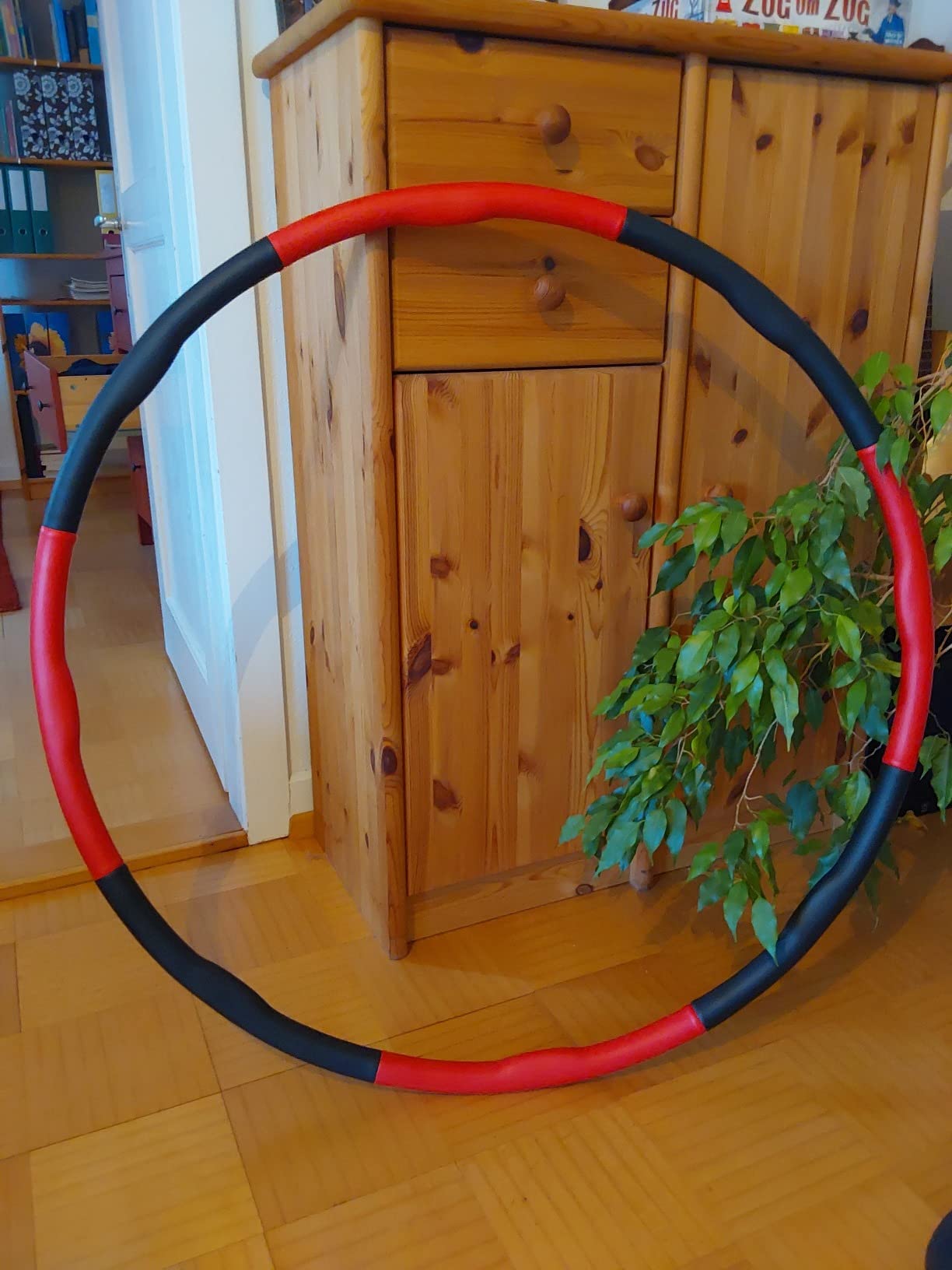 DUTISON Hula Hoop Reifen Verstellbar - Fitness Hoop Mit Edelstahlkern 1,2-3,2kg