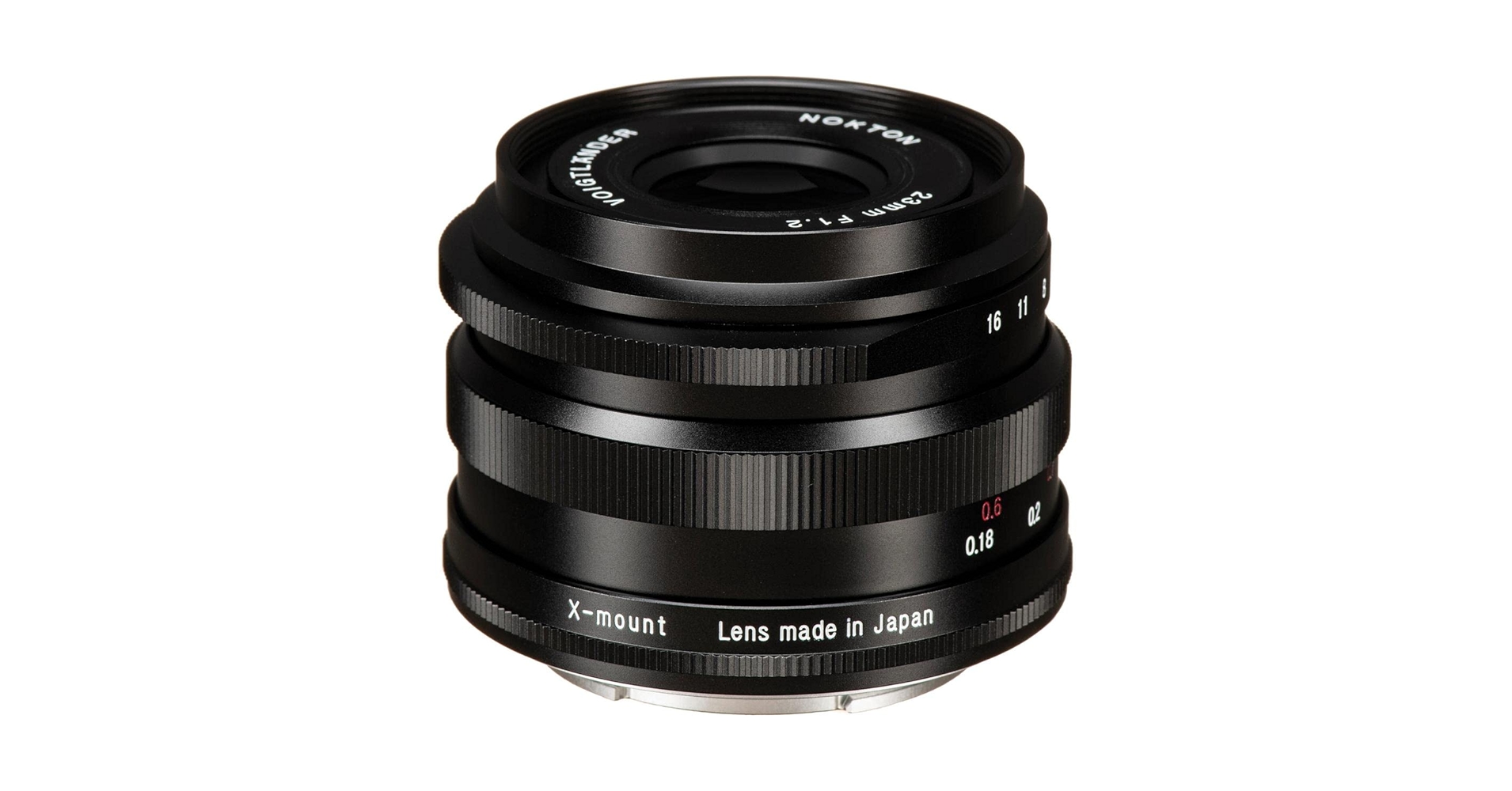 Voigtlander Nokton 23mm f/1.2 Aspherical Lens for Fujifilm X