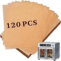 Vista 8 de 5 piezas de esteras de teflón para forro de horno para la freidora de aire de puerta francesa de 26 QT Emeril Lagasse 360, forros de freidora