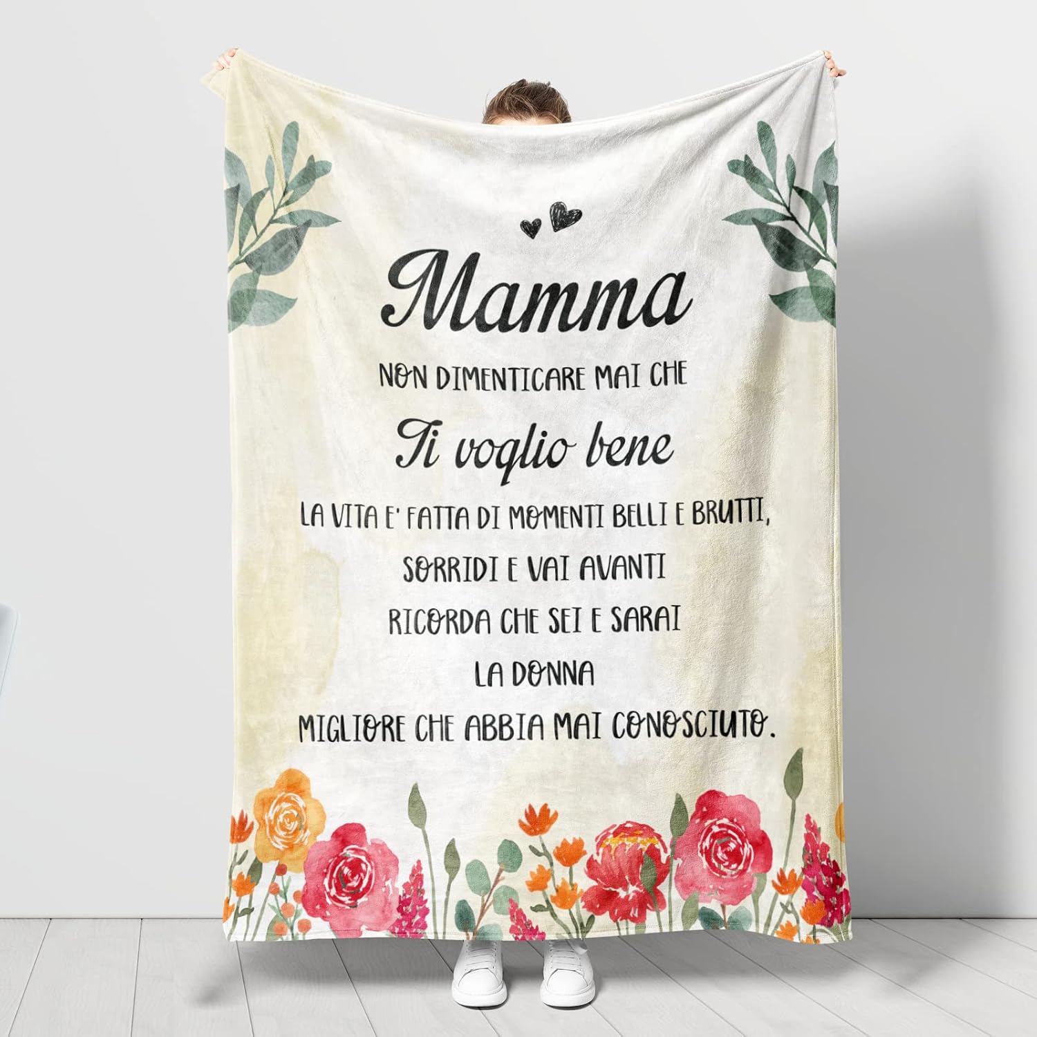 Coperta Per Mamma Craftique - Regalo Compleanno, Natale, Festa Della Mamma - Foto 6