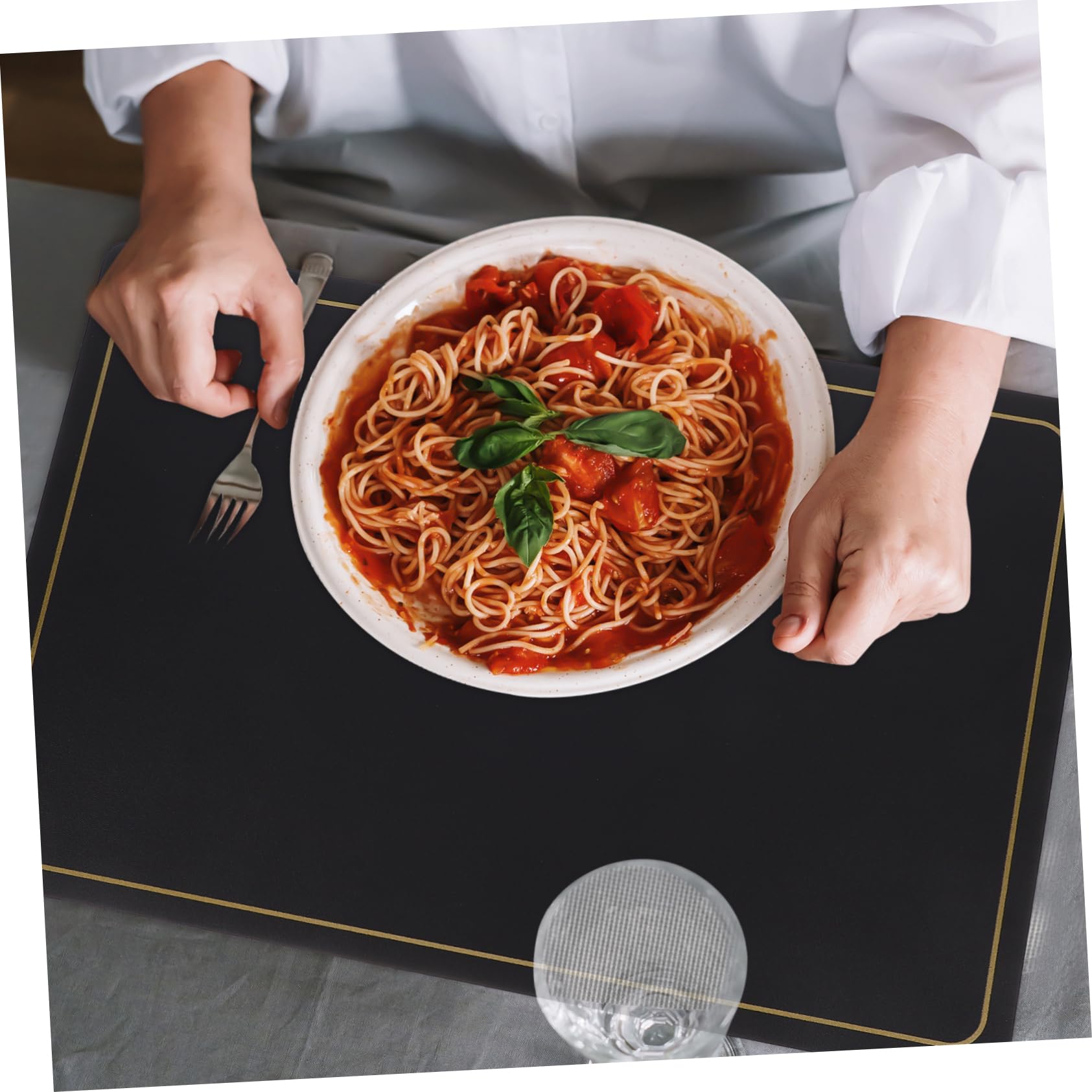Alipis 4pièces Sets de Table Décoratifs Lot pour Cuisine ou Salle à Manger Design Simple et Résistant