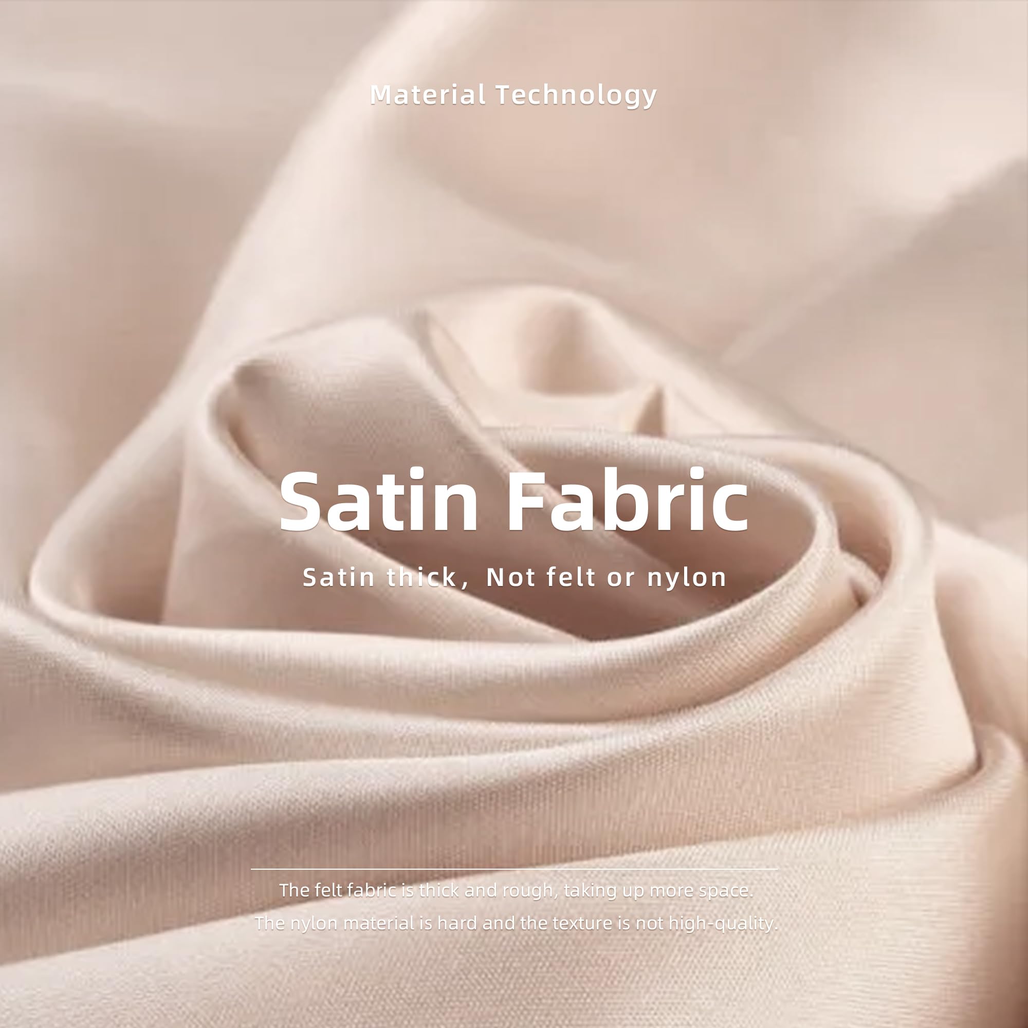 DGAZ Silk Purse Organizer Insert Fits Dior D-joy Bags,Silky Smooth Bag Organizer?Luxury Handbag & Tote Shaper(Rose dragee,D-joy M)