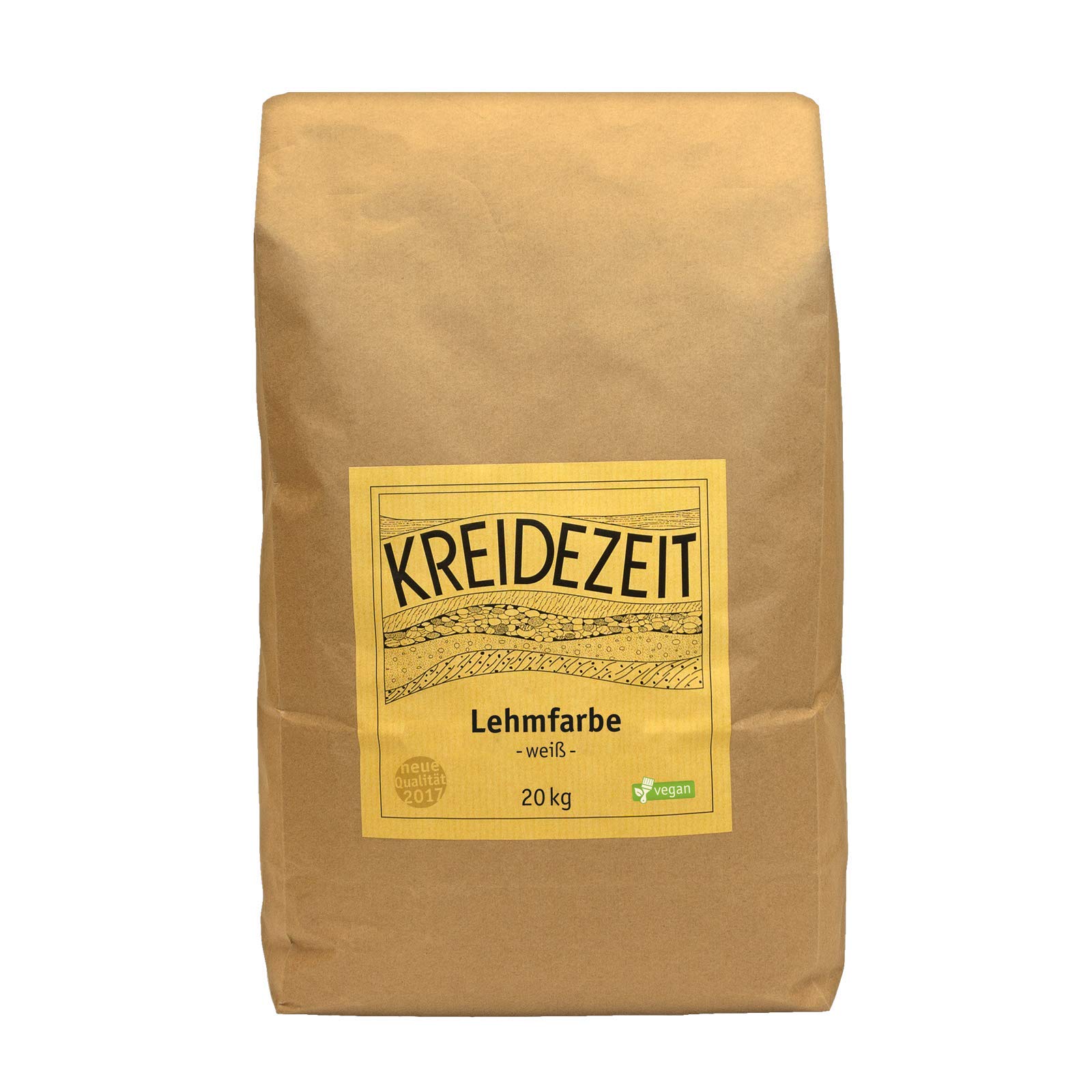 Kreidezeit Lehmfarbe-weiß-20,00 kg