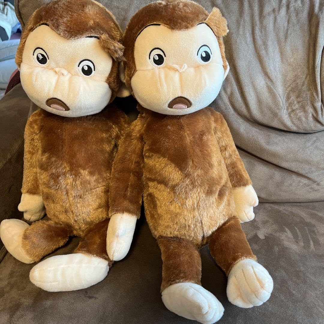 おさるのジョージ猿ぬいぐるみ2体セットジョージ