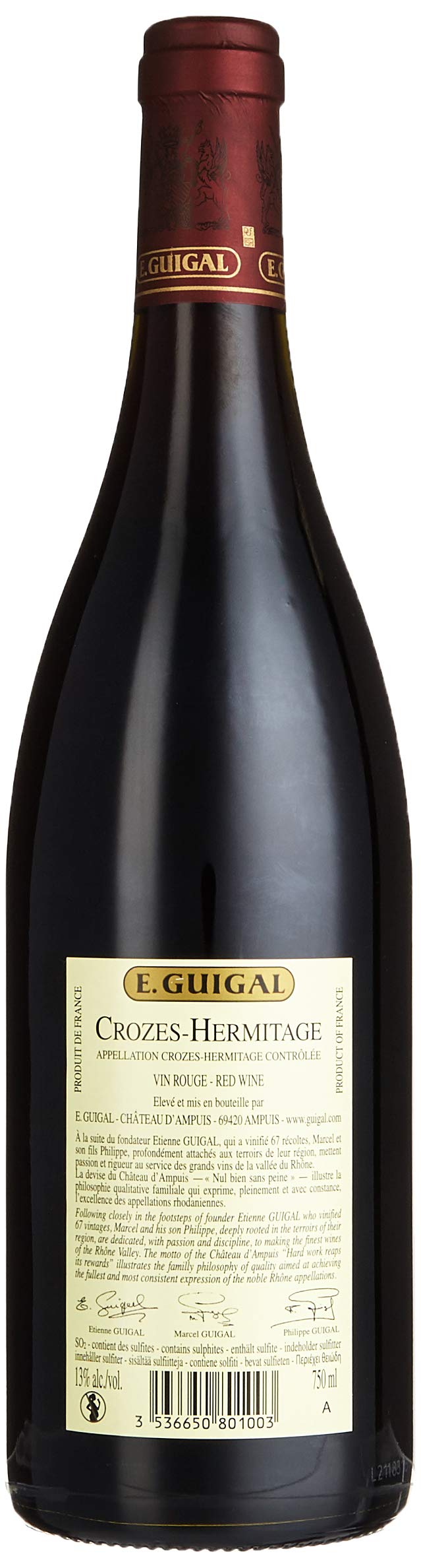 E. Guigal Château d'Ampuis Crozes-Hermitage Rouge 2015 trocken (1 x 0.75 l)