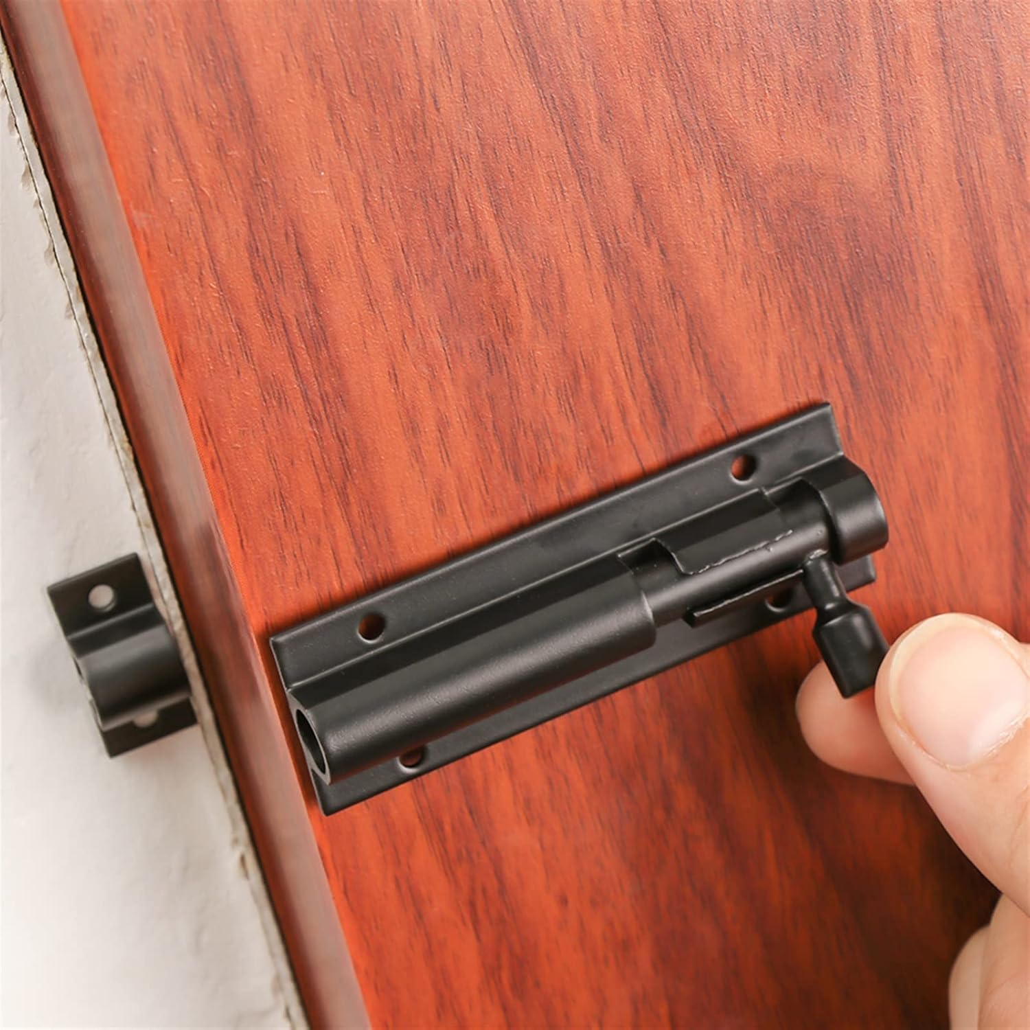 Barrel Aluminum Alloy Door Latch for Home Hardware Gate Safety Door Bolt Tower Window Catch Lock