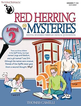Red Herring Mysteries Level 2 Workbook - Solving Mysteries through Critical Questioning Grades 7-12