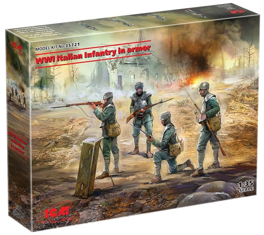 Amazon | ICM 1/35 第一次世界大戦 イタリア軍 装甲歩兵