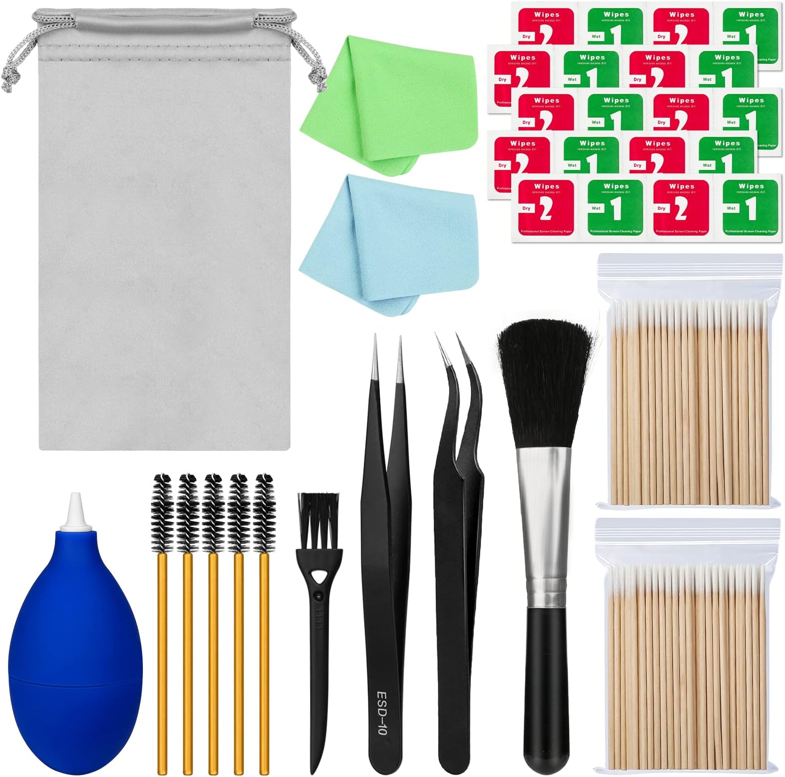 223PCS Phone Cleaning Kit Charging Port Cleaner Electronic Wipes