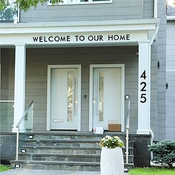 house リスト ③ Amazon.com: 3 Inch Metal House Numbers and Letters, Black