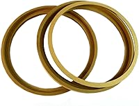 Vista 5 de Pipeman's Installation Solution (20) Anillos espaciadores de montaje de subwoofer de madera MDF de 8 pulgadas empotrables con bisel