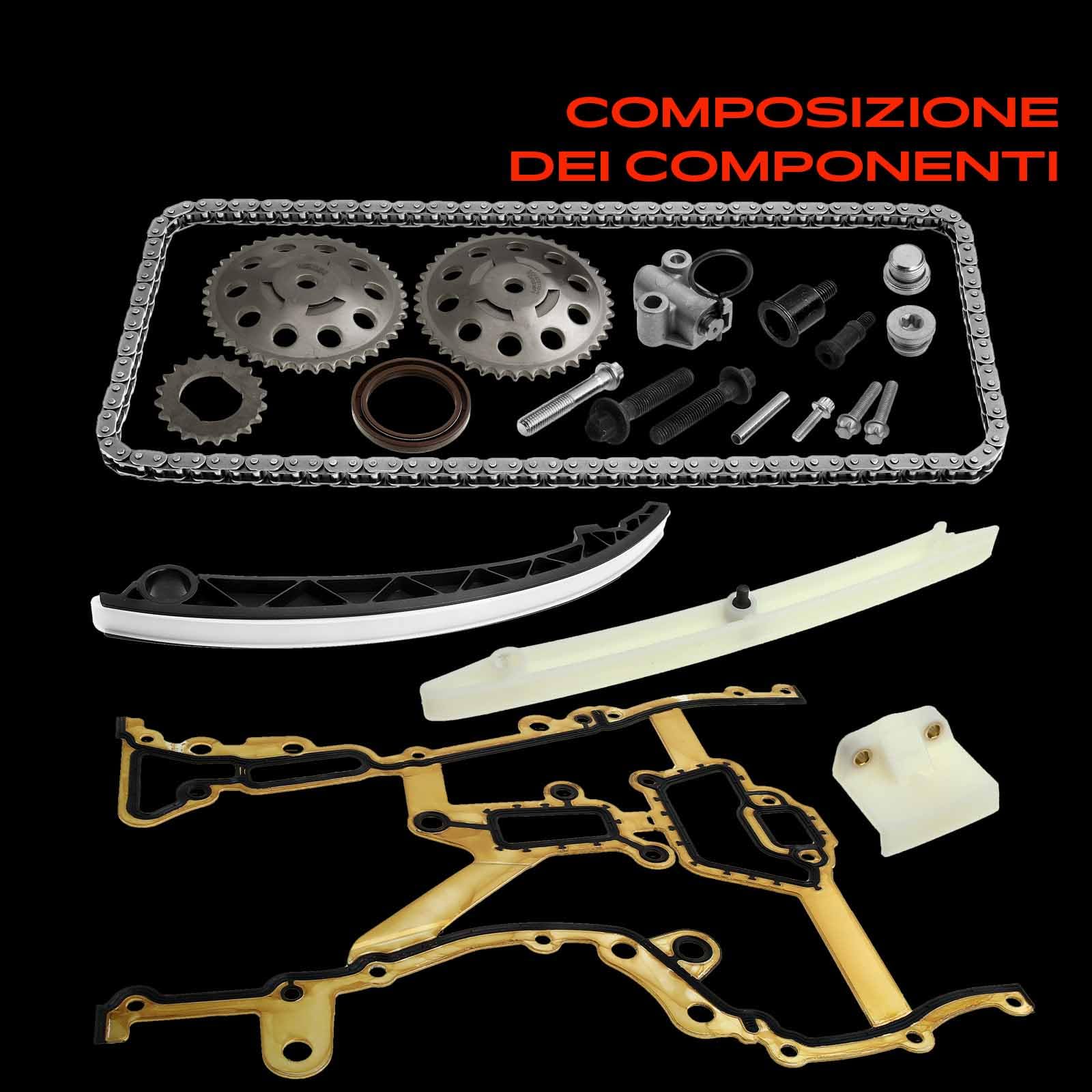 Frankberg 22x Catene di distribuzione Benzina Compatibile con Corsa D S07 1.2L Corsa C X01 1.2L Corsa C X01 1.0L Corsa D S07 1.0L Corsa D S07 1.4L Replace# 55355345