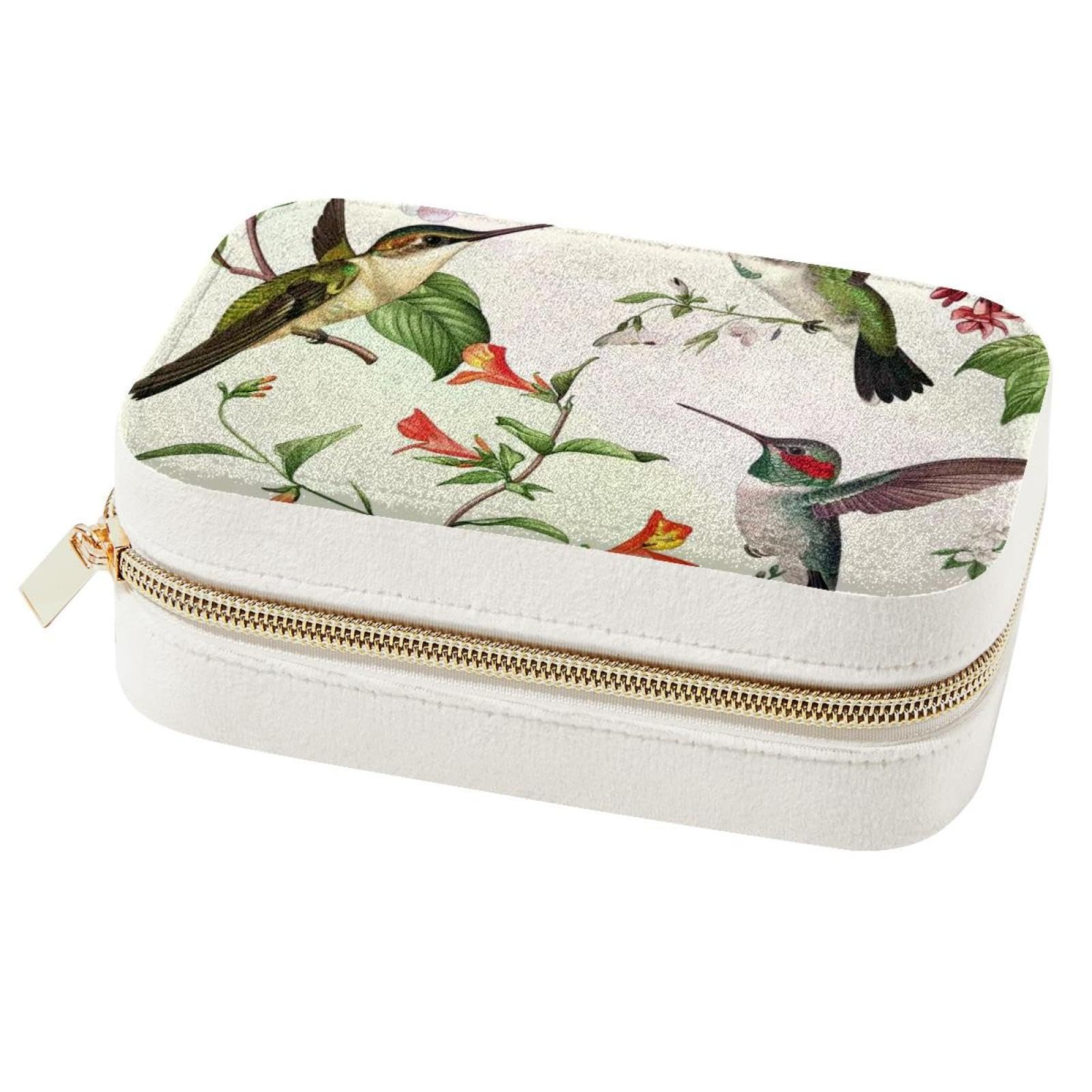 Boîte à bijoux de voyage colibri : ne perdez plus vos boucles d'oreilles et colliers en voyage