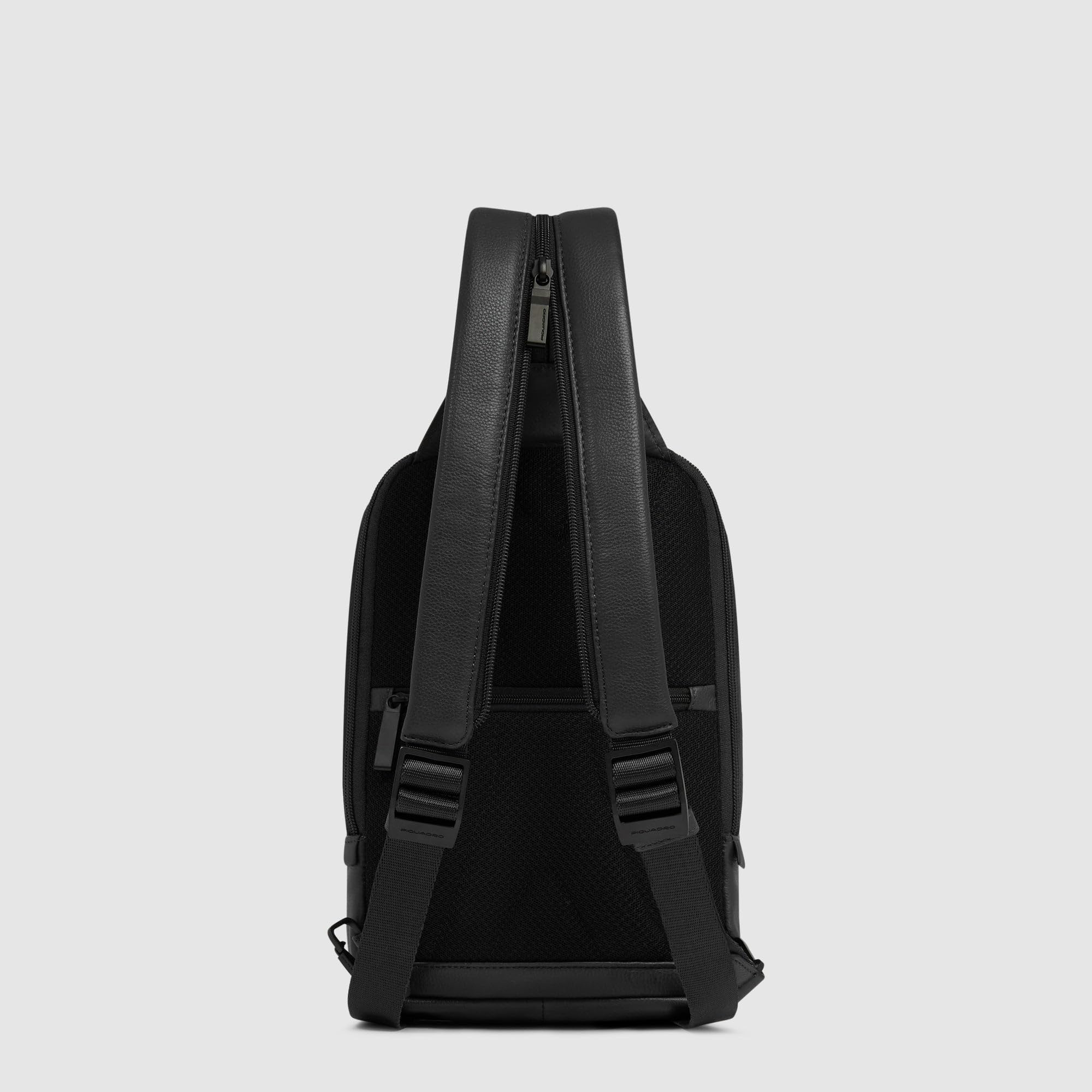 Piquadro Sling bag mit Rucksack-Option Mann Leder schwarz