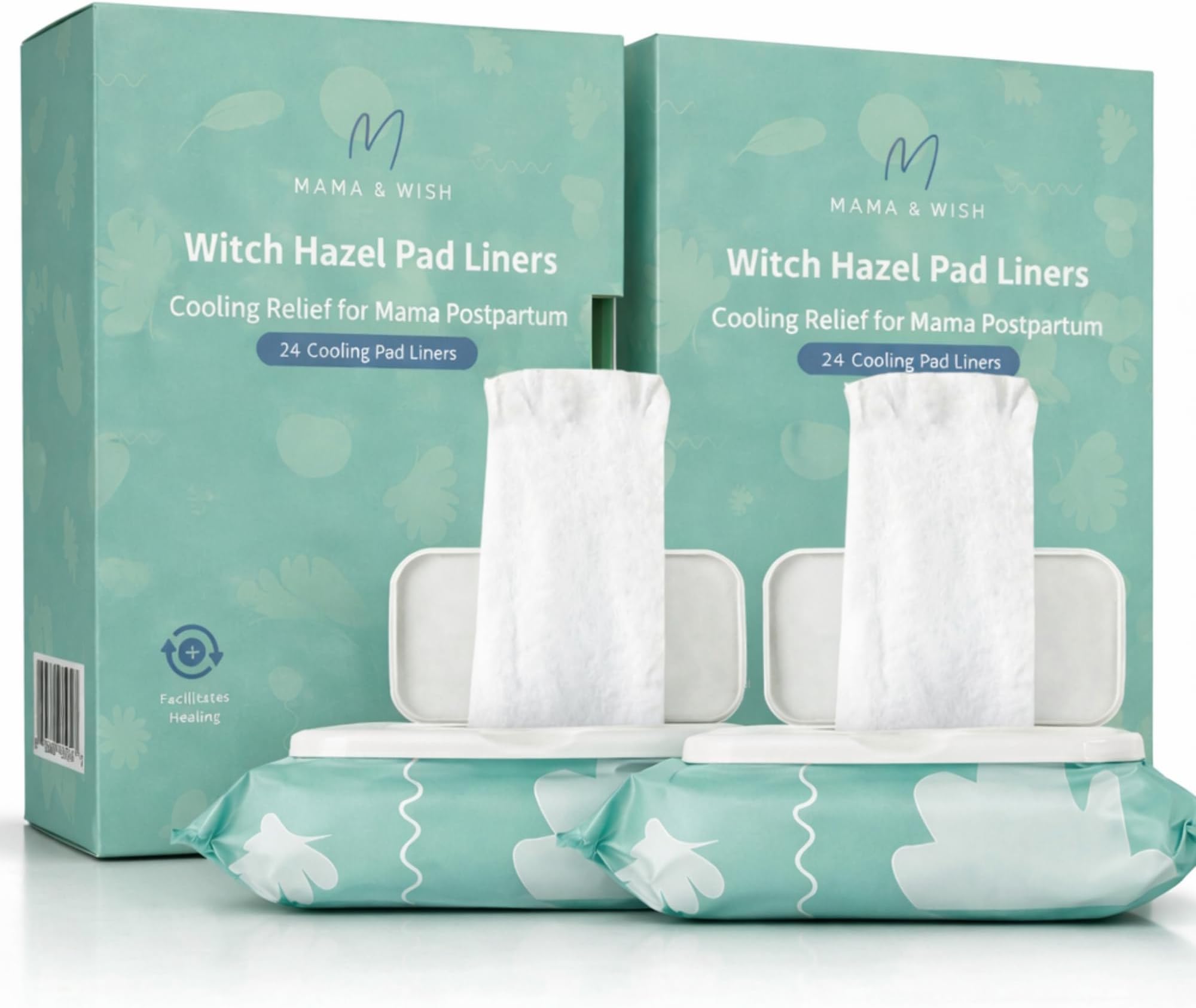 Witch Hazel Pad Liners for Postpartum Care (2-Pack)