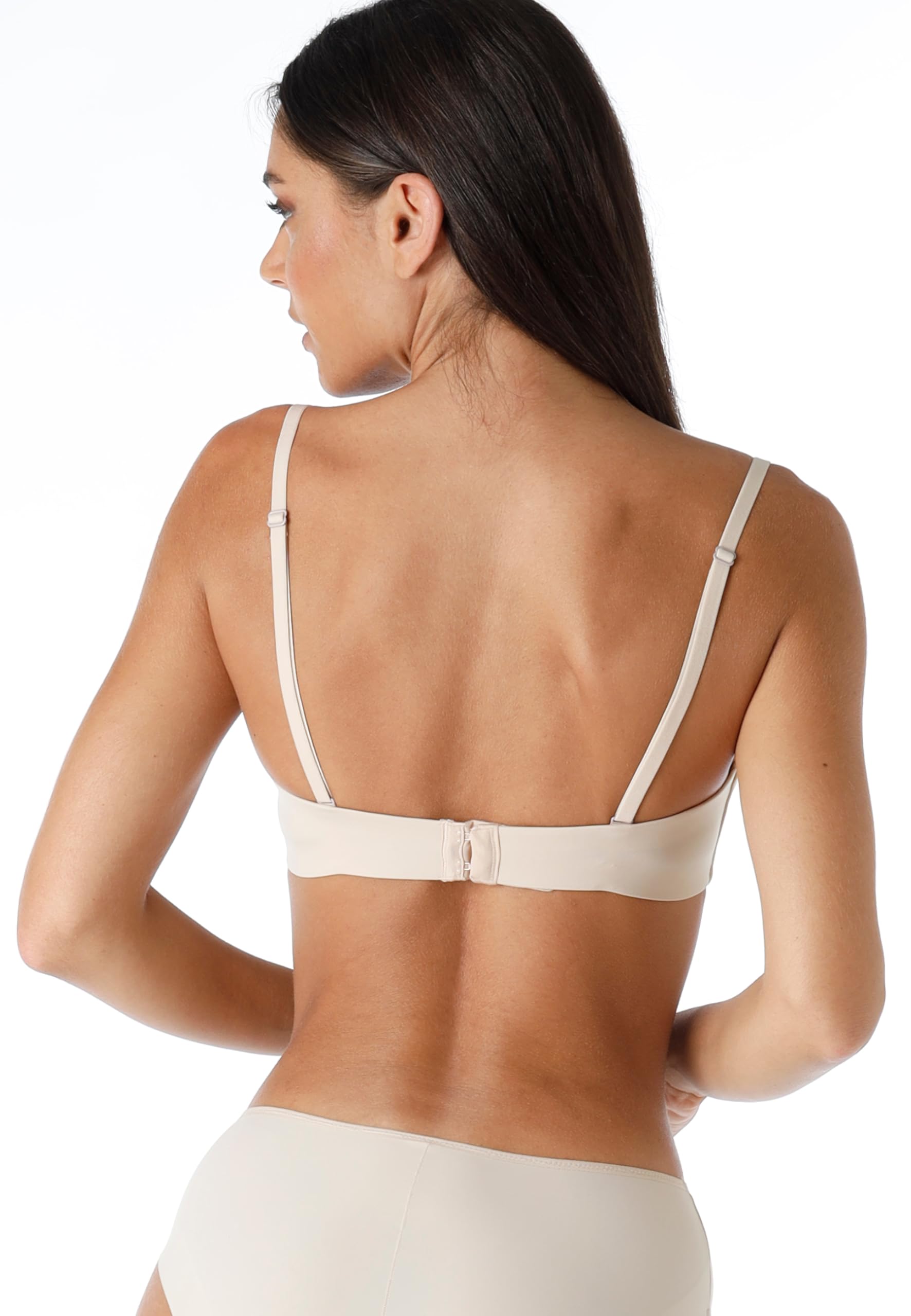 Lovable Reggiseno Balconcino Imbottito | Multifunzione: Senza Spalline, Incrociabili e Allacciatura al Collo Scollo Profondo | Invisible Secret Donna