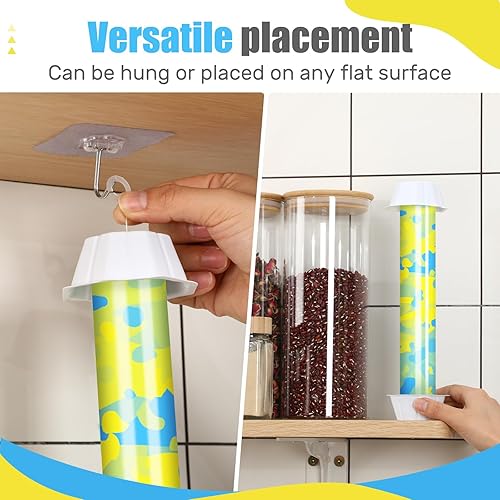 Miniatura 4 de Qualirey Trampa adhesiva para moscas con gancho para colgar, 8 unidades, atrapador adhesivo para interiores y exteriores, trampa para moscas