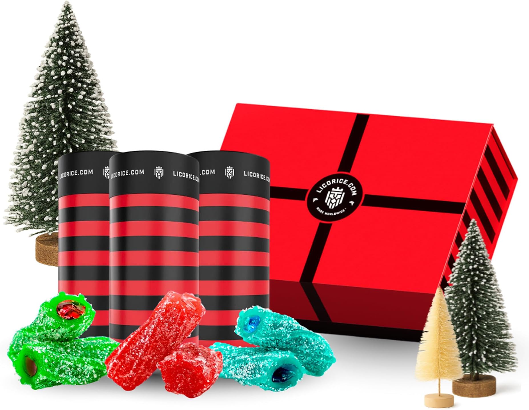 Licorice.com Licorice Gift Box, Gourmet Gift Snack (Blue Licorice)
