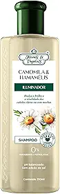 Flores e Vegetais Shampoo Camomila Hamamelis Ilum 310Ml E Vegetais