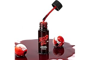 Spooktacular Creations 2oz Vampire Fake Blood Gel Washable Halloween Zombie Makeup Gel...