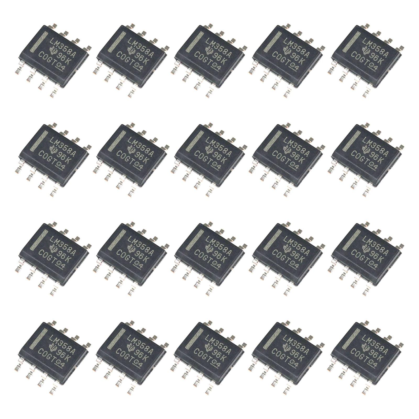 2X Kit Fai da Te con Doppio Amplificatore Operazionale LM358 da 20 Pezzi