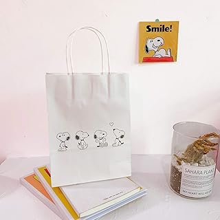 かわいいスヌーピーギフトバッグ クラフト スヌーピーラッピング袋 紙袋 手提げ袋 プレゼント用 リサイクル可能