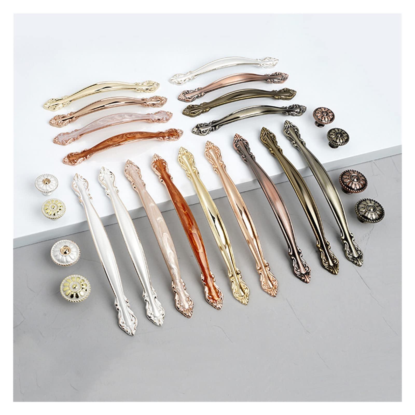 Poignée de meuble pour rénover facilement vos placards - 10 boutons en zinc robuste