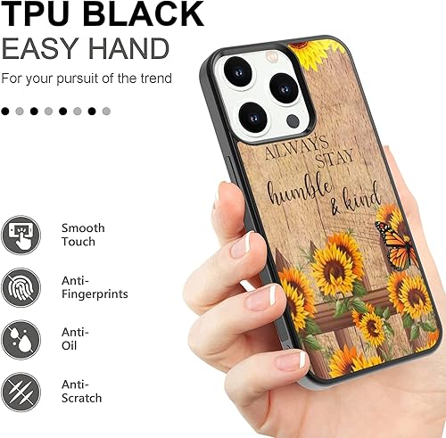 Miniatura 4 de Always Stay Humble and Kind - Funda para iPhone 16 15 14 13 12 11 Pro Max Galaxy S25 S24 S23 S22 S21 FE Ultra Note 20 A16 A15 A14 A54 A53 A13