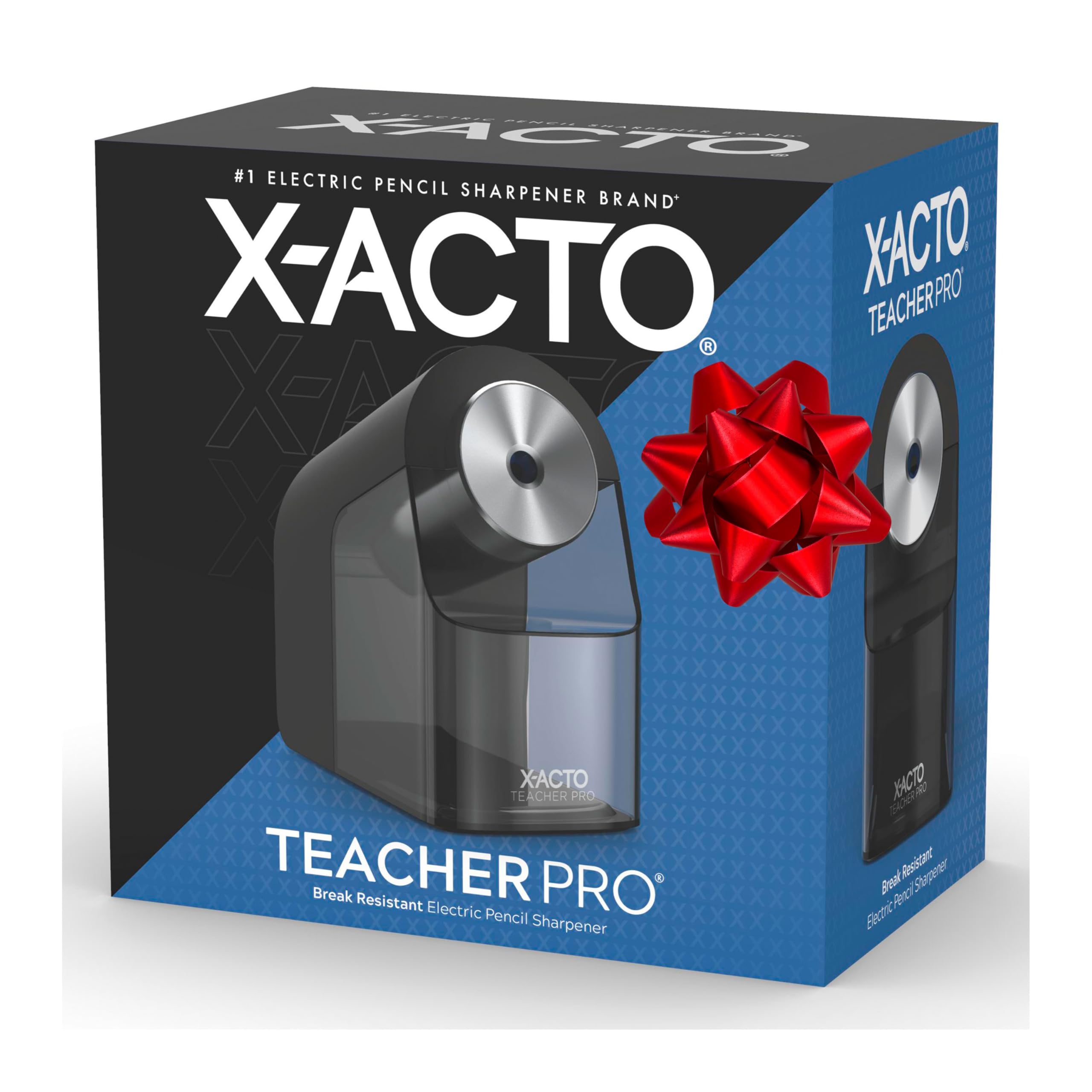X-ACTO Electric Pencil Sharpener, Heavy Duty Pencil Sharpener for School, Black, 1 Count