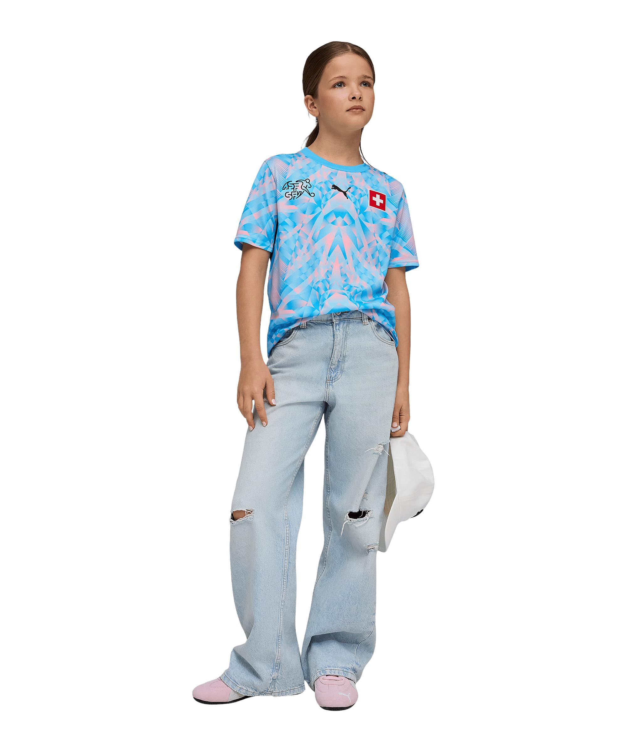PUMA SFV Schweiz Replica Torwarttrikot Home WM 2026 Kids Kinder