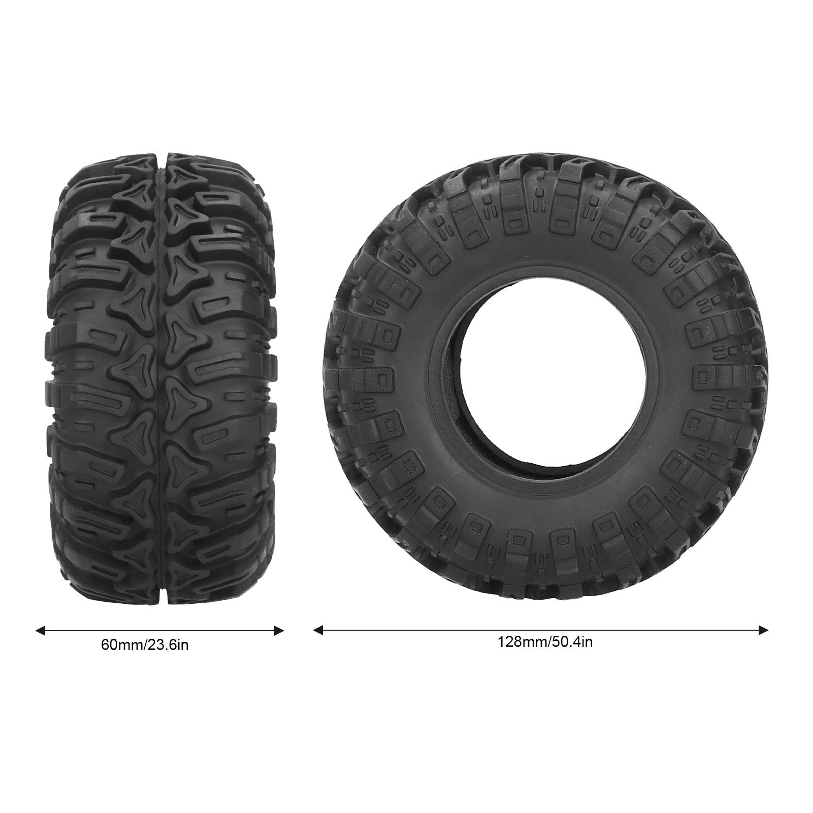 RC Rim01s-8007 pneumatici e ruote di aderenza 4 Pezzi per HSP HPI Auto