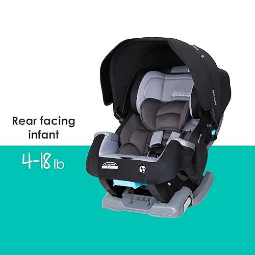 Miniatura 14 de Baby Trend Cover Me™ - Asiento convertible 4 en 1 para automóvil, color luna oscura