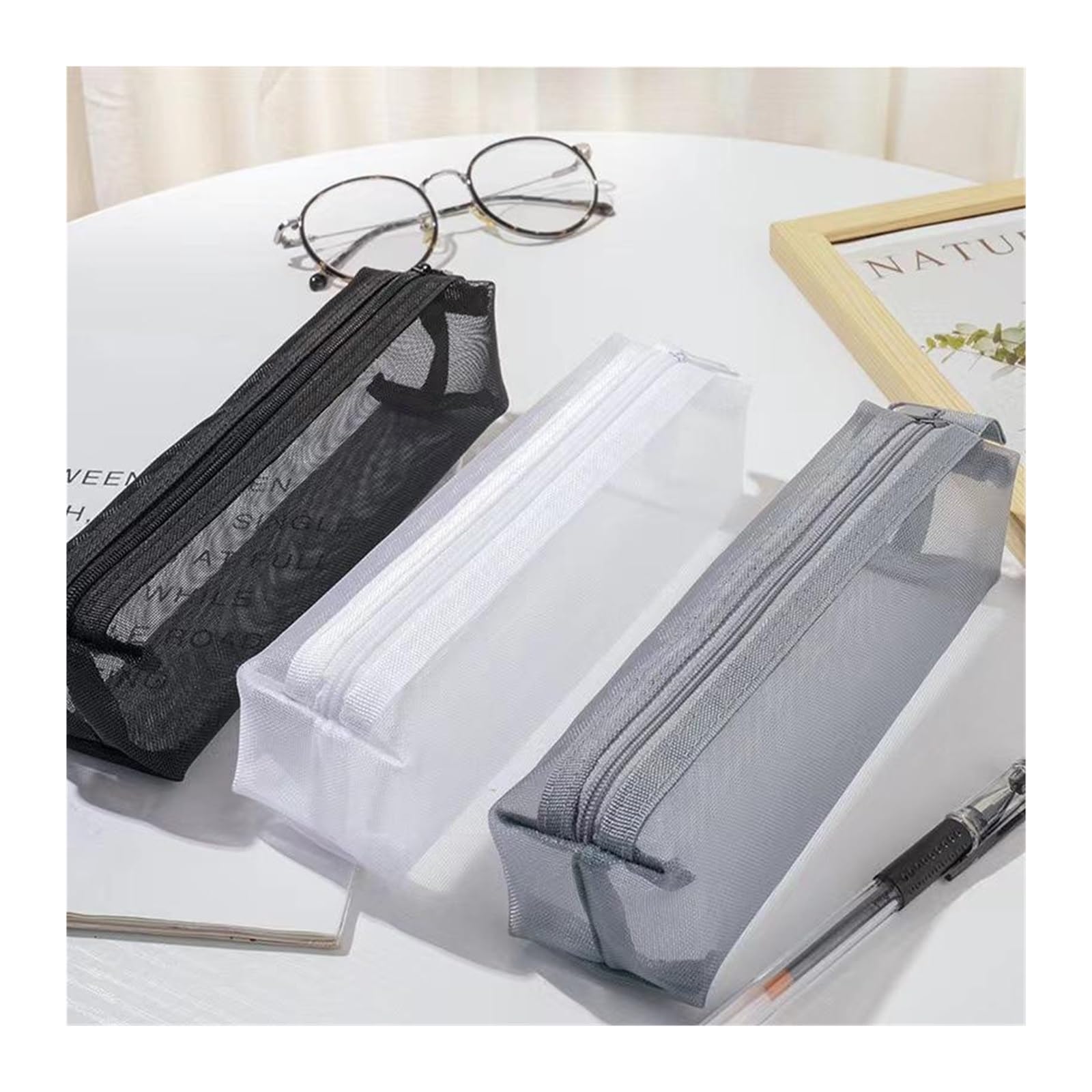 Astuccio for penne in rete for ufficio scolastico