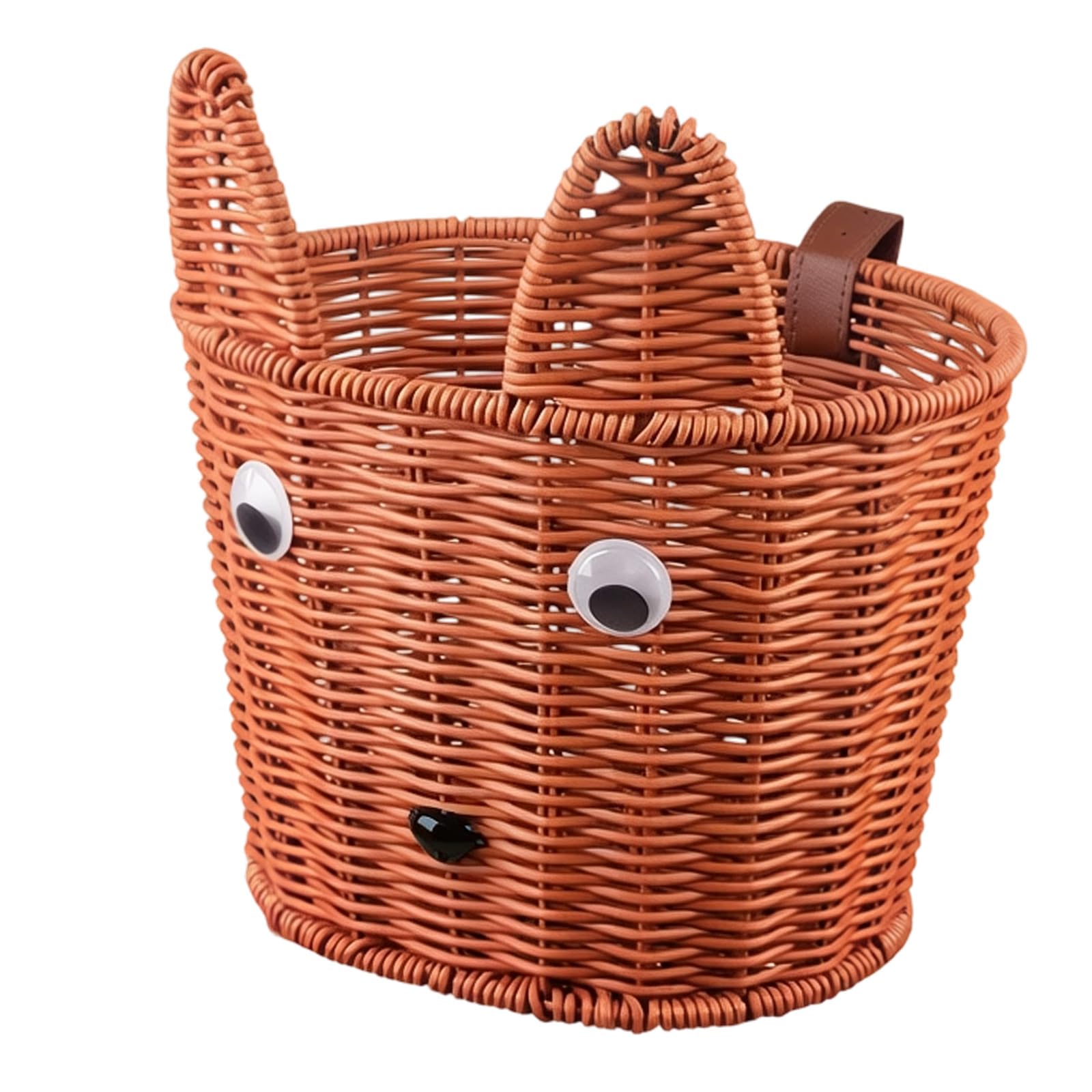 QIAOLIDA Girls Bicycles Basket Adjustable Woven Tricycle Basket Bicycles Front Handlebar