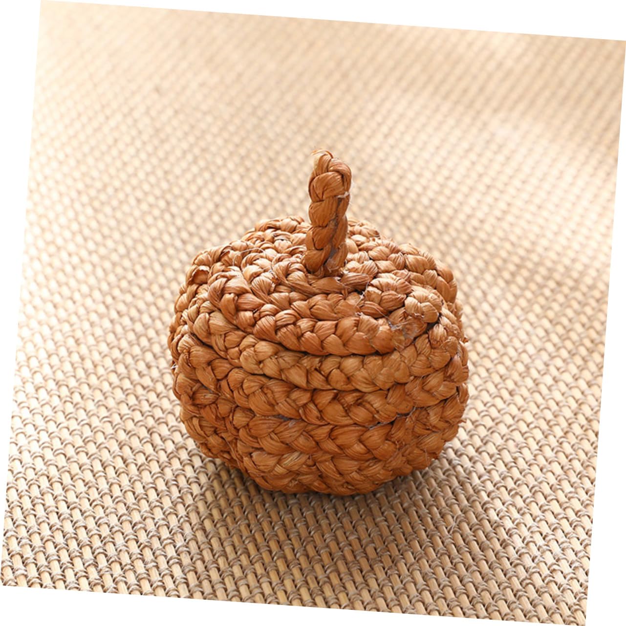 8stücke Geflochtene Kürbisornamente Aus Dekorative Kunstpumpkins Für Herbst Und Weihnachtsdekoration Für Tisch Und Fensterbank