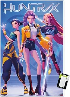 Netflix KPop Demon Hunters (2025) - Huntrix Hero Group Wall Poster, 34L