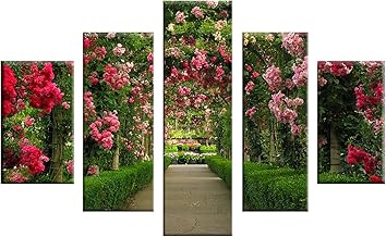 لوحة زيتية على قماش مقاوم للماء باطار خشبي داخلي 50 سم * 90 سم