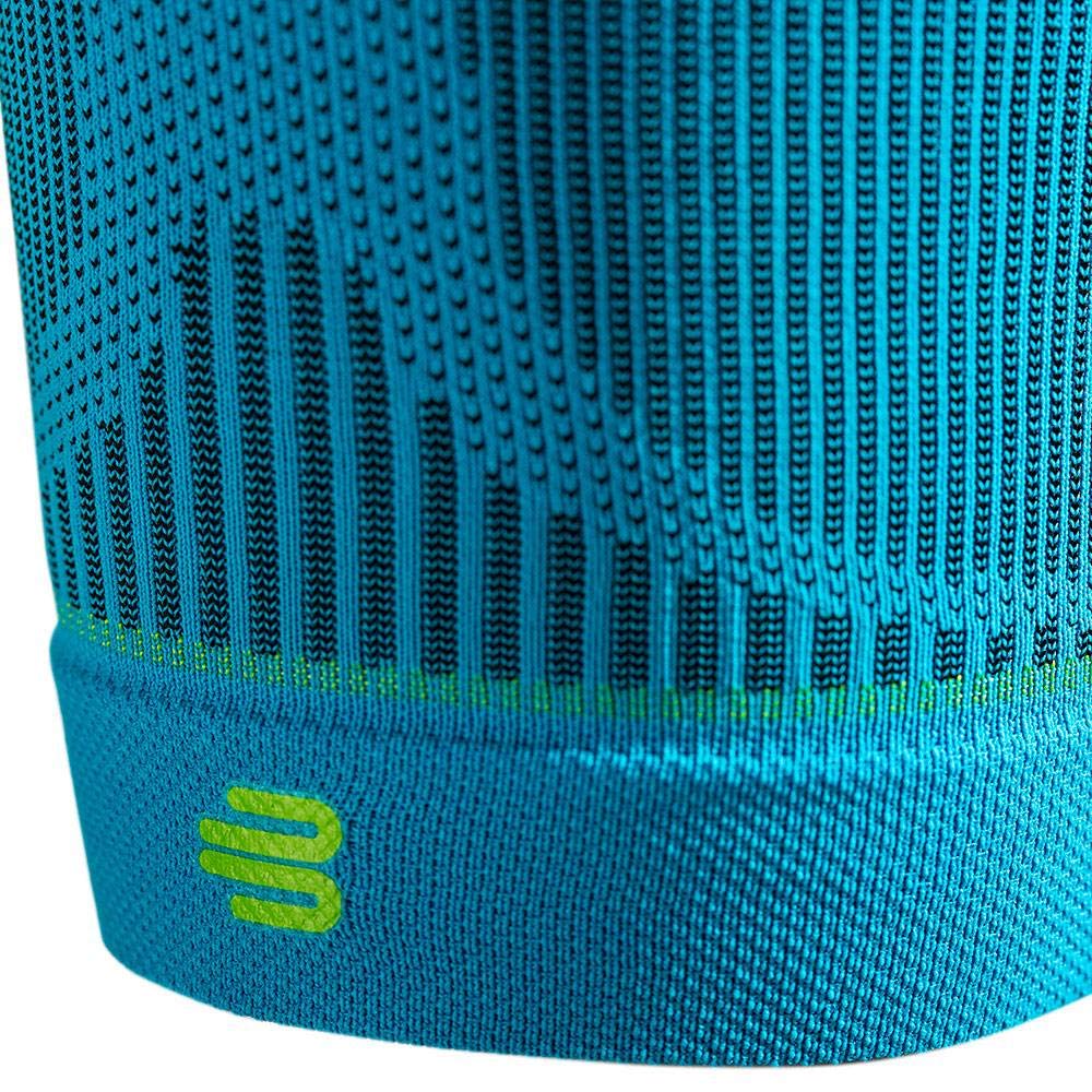 Bauerfeind, 1x Vendas de compresión de deporte para las piernas, Unisex, Adecuadas para ambas piernas, Para deportes de pelota o de resistencia, Fortalecimiento de los músculos, Talla M largo, Turquesa, 29345723800032