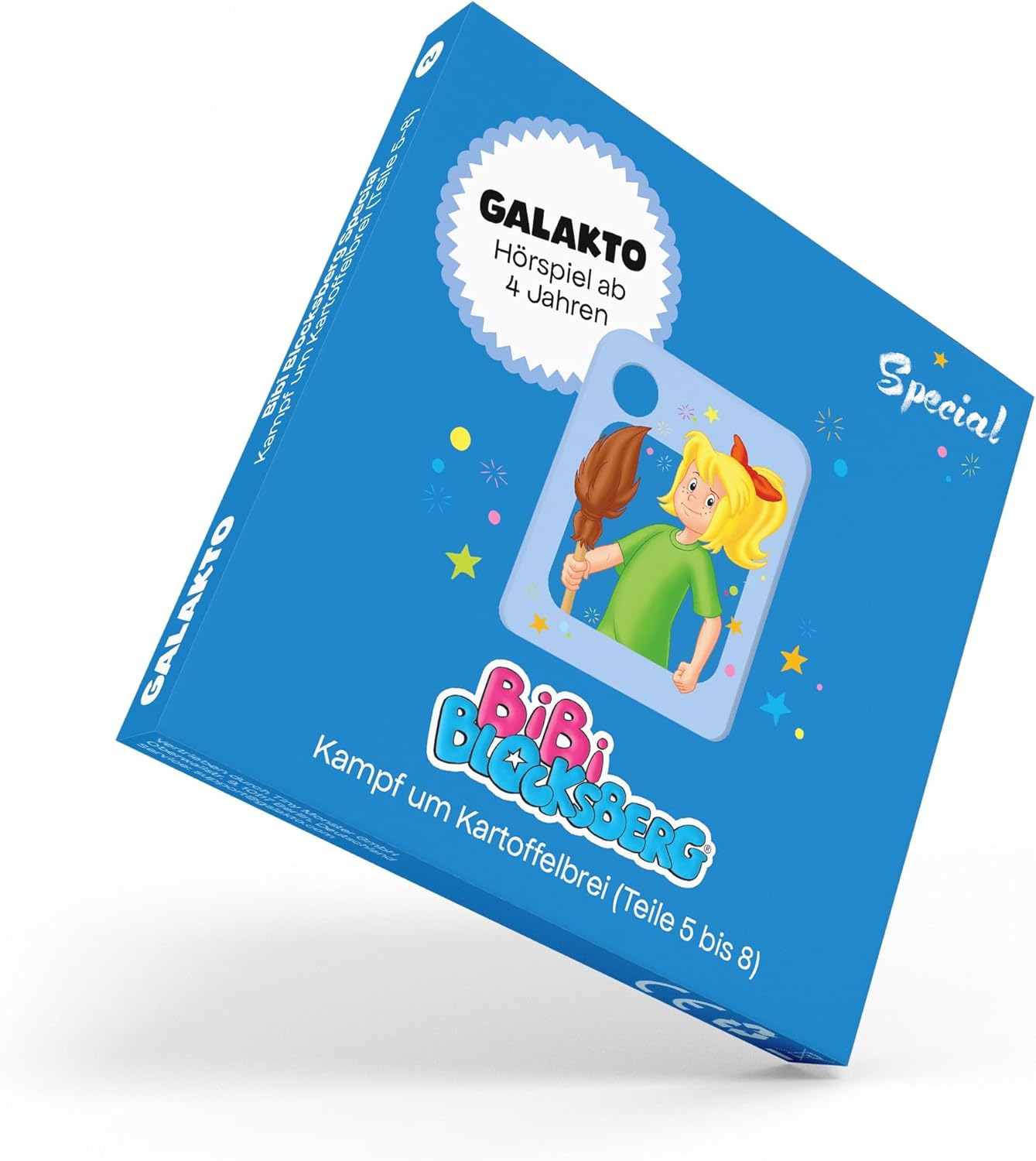 Audio Tokens: Bibi Blocksberg - Mashed Potato Fight (Special) - Parts 5 to 8, Listening Game for Kids Ages 4+ - Playing Time Approx 49 Minutes