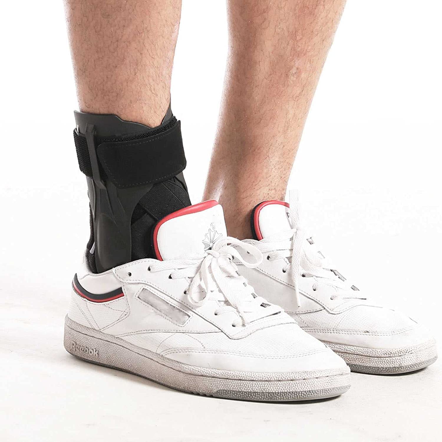 Bota para Caminar Bota para fracturas para pie Roto para esguinces de Tobillo Correa Ajustable de Punto Soporte de Tobillo Correa Deportiva Fijación de Tobillo Tobillera de compresión Tobillera para