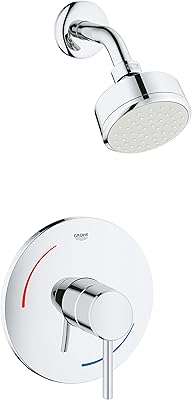 Grohe 3507310A Concetto Bathtub & Shower Combo Faucet, Chrome 