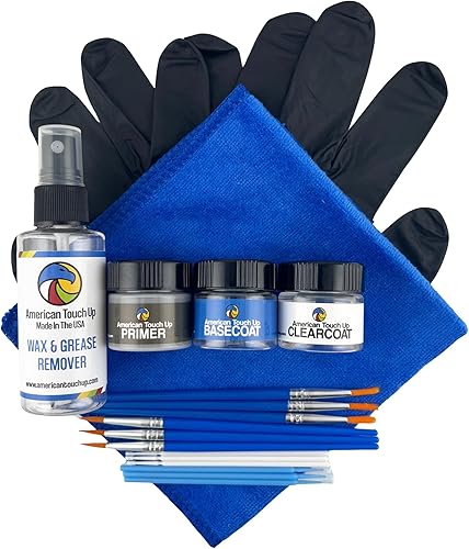 American Touch Up Paint Exact Match compatible con Lexus 202/U202 Negro - Tarro de pintura, kit completo