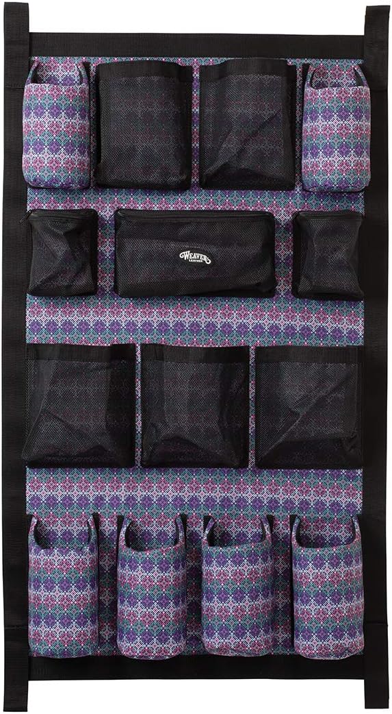 Weaver Leather Trailer Grooming Bag, Crimson Aztec, 23" W x 39" H : Sports & Outdoors