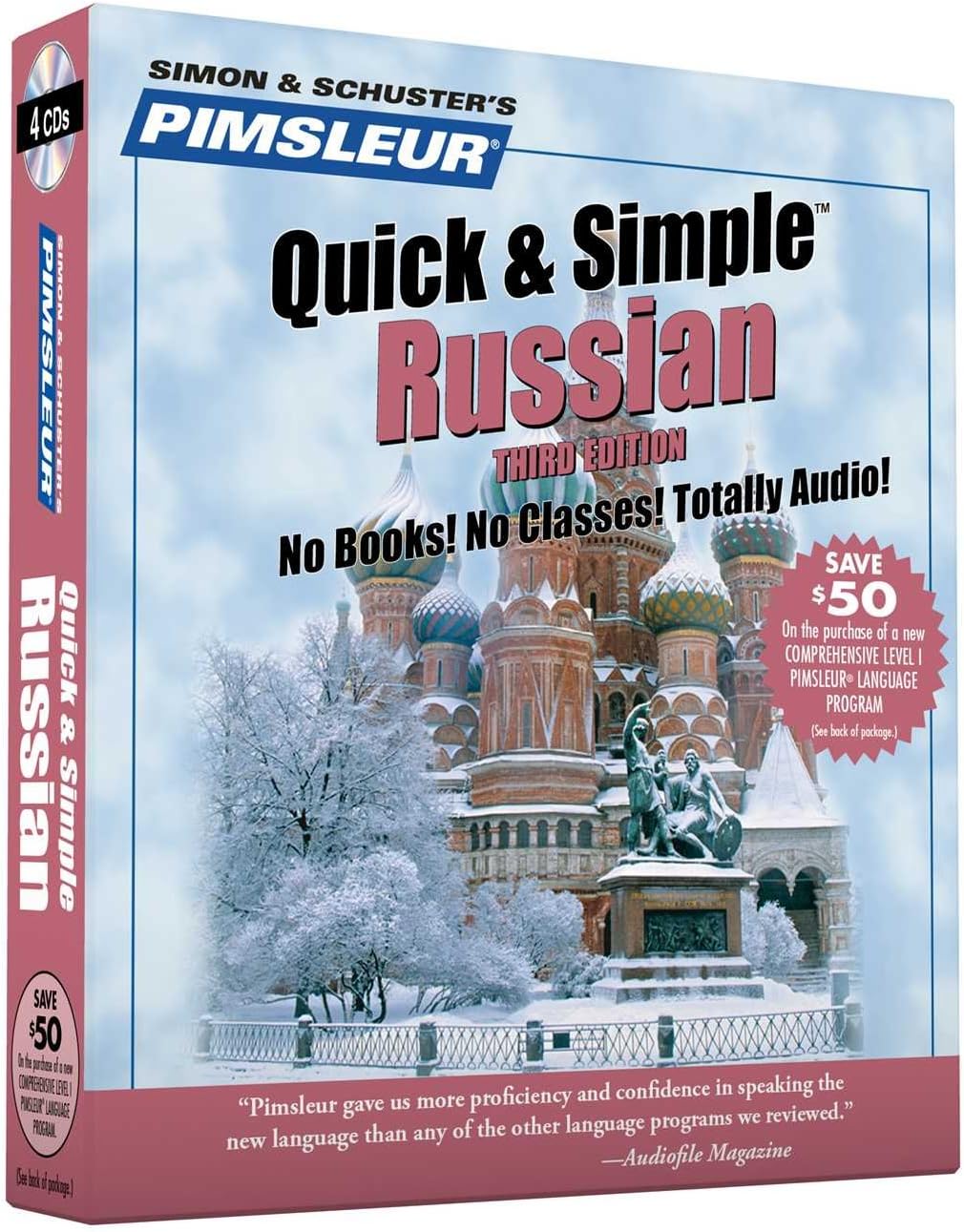 Pimsleur Russian Quick & Simple Course - Level 1 Lessons 1-8 CD: Learn to Speak and Understand Russian with Pimsleur Language Programs (Volume 1)