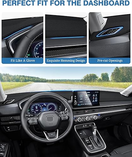 Miniatura 501 de FIILINES - Cubierta para tablero, accesorio para tablero de malla antideslizante, parasol sin reflejos y protector compatible con Toyota RAV4