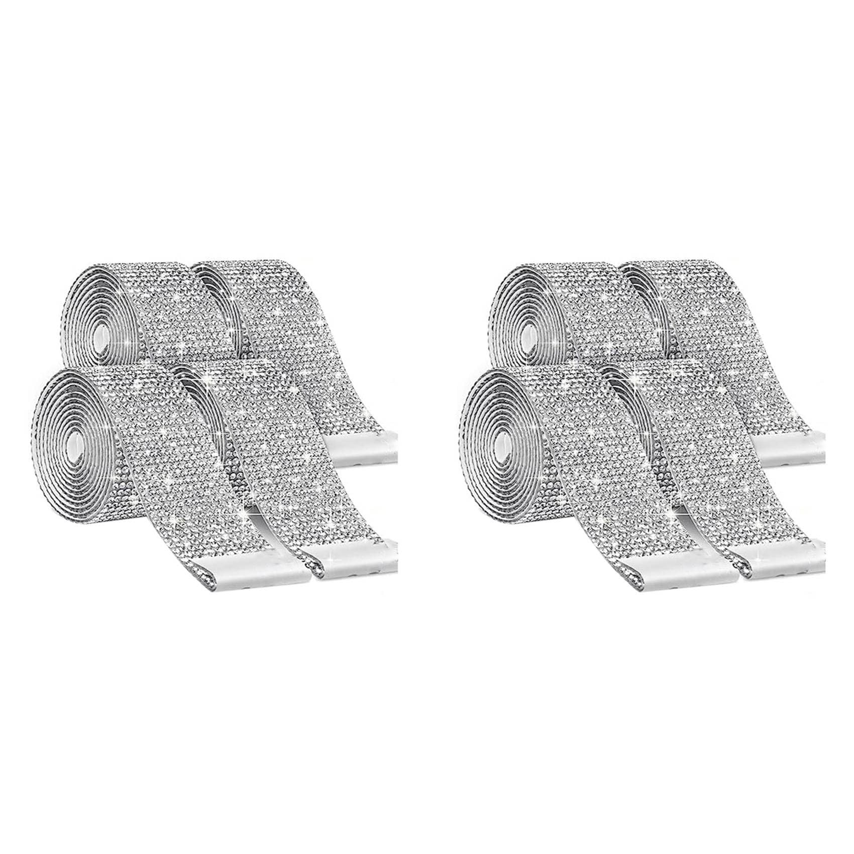 Bande strass autocollante premium à reflets de cristal pour travaux manuels