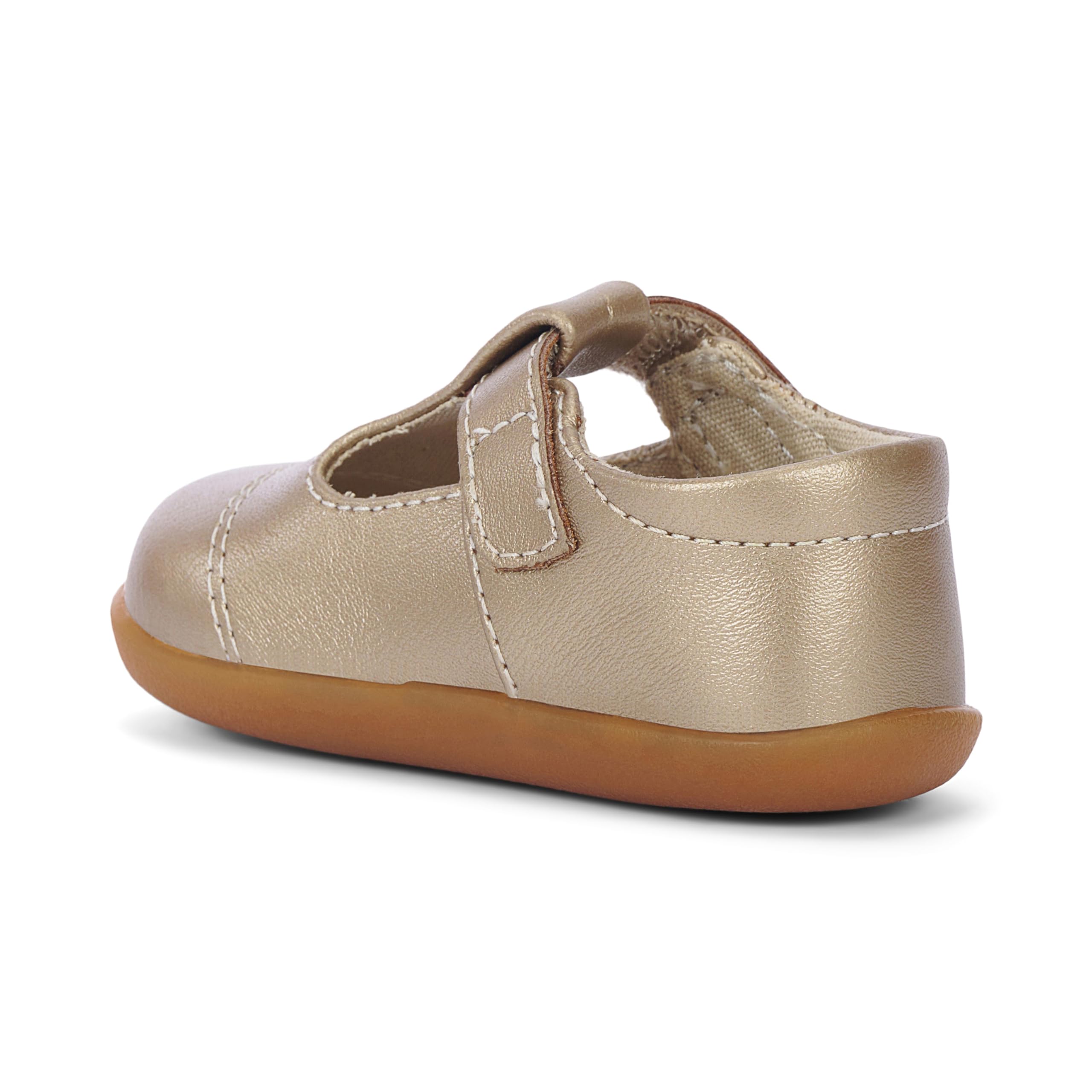 Stride Rite 360 Infant and Toddler Girls Cheyenne First Walker Shoe, Tan, 6 Toddler