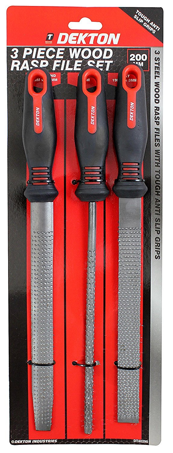 DEKTON 3PC WOOD FILE SET