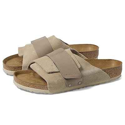 Birkenstock Kyoto Suede (Unisex) Shoes Gray Taupe