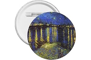 Personalized Van Gogh-Inspired Pin: Express Your Inner Artist